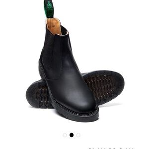 Solovair Black Greasy Dealer Boot